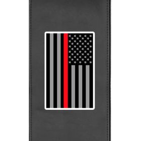 Red Line Flag Vertical Logo Panel (Logo Panel Size: 24" Panel for Xpression Gaming Chair Only)